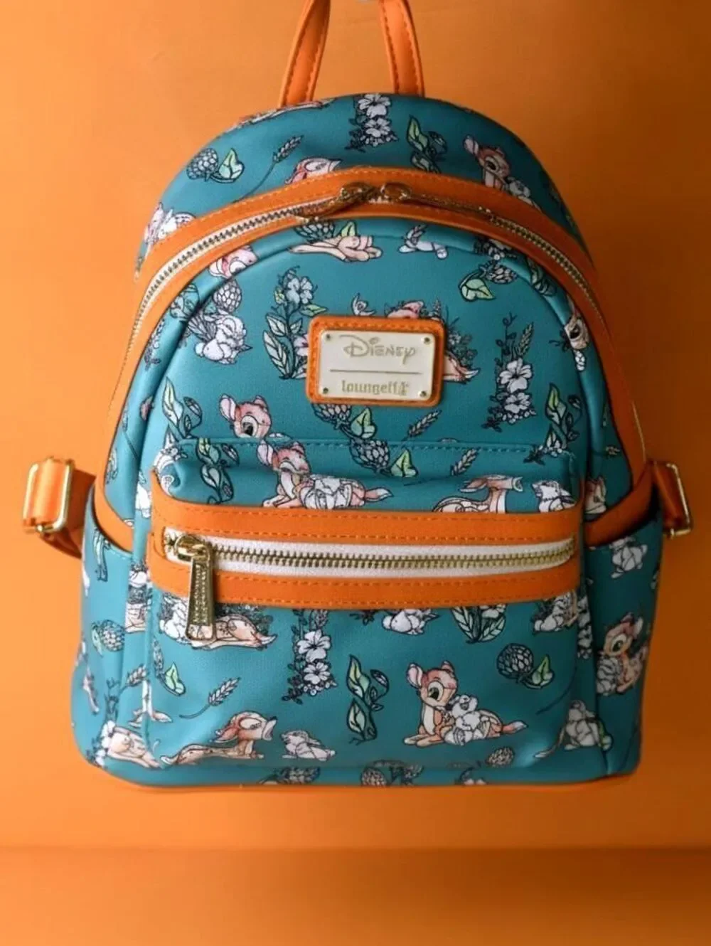 Loungefly Disney Bambi Forest Floral Mini Backpack - NWT
